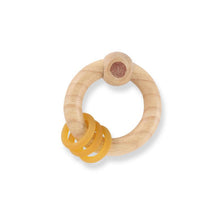 Load image into Gallery viewer, Hevea Rubberwood Rattle in Natural

