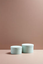 Load image into Gallery viewer, Kids Concept Round Storage Box in Light Green (set of two)
