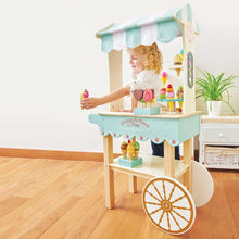 Load image into Gallery viewer, Le Toy Van Ice Cream &amp; Treats Trolley
