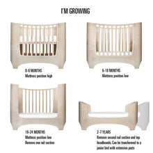 Load image into Gallery viewer, Leander Baby Cot - Whitewash
