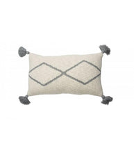 Load image into Gallery viewer, Lorena Canals Knitted Cushion Little Oasis Natural-Grey
