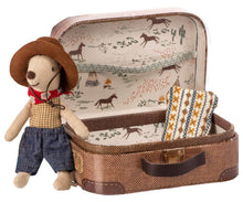 Load image into Gallery viewer, Maileg Cowboy in Suitcase Little Brother Mouse
