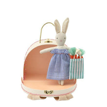 Load image into Gallery viewer, Meri Meri Bunny Mini Suitcase Doll
