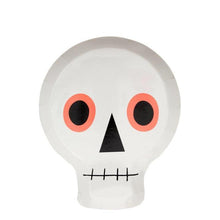 Load image into Gallery viewer, Meri Meri Halloween Plate - Neon Skull
