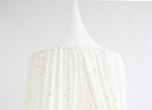 Load image into Gallery viewer, Nobodinoz Amour Stella Canopy in Gold Stella / White
