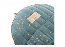 Load image into Gallery viewer, Nobodinoz Cool Kid Backpack in Gold Confetti / Magic Green (Large)

