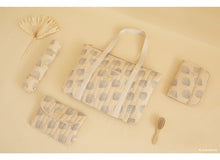 Load image into Gallery viewer, Nobodinoz Paris Maternity bag - Gatsby Blue / Cream
