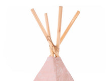 Load image into Gallery viewer, Nobodinoz Phoenix Teepee in White Bubble / Misty Pink
