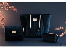 Load image into Gallery viewer, Nobodinoz Savanna Velvet Maternity Case in Night Blue

