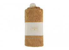 Load image into Gallery viewer, Nobodinoz So Cute Baby Bath Cape in Caramel
