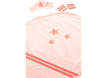 Load image into Gallery viewer, Nobodinoz Superhero costume Eco-Velvet Bloom Pink
