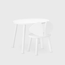 Load image into Gallery viewer, Nofred Mouse table in white (2-5 years)
