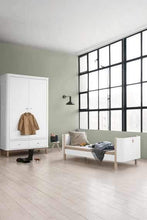 Load image into Gallery viewer, Oliver Furniture - Cot Bed Wood MINI+ White &amp; Oak (0-9 YEARS)
