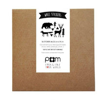 Load image into Gallery viewer, Pom Le Bon Homme Forest wall transfers in black
