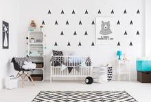 Load image into Gallery viewer, Pom Le Bon Homme Teepee wall transfers in Black
