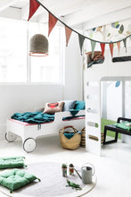 Load image into Gallery viewer, Rafa Kids F&amp;R Bed Set - White (2 Beds)
