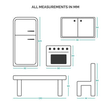 Load image into Gallery viewer, Sebra Dolls House Furniture - Kitchen
