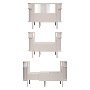 Sebra Juno Cot Bed in Feather Beige