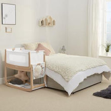 Load image into Gallery viewer, SnuzPod 3 - Bedside Crib 3 in 1 in Natural (with mattress)
