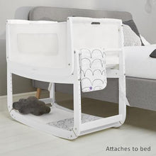 Load image into Gallery viewer, SnuzPod 3 - Bedside Crib 3 in 1 in White (with mattress)
