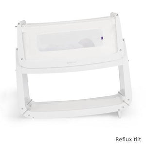 SnuzPod 3 - Bedside Crib 3 in 1 in White (with mattress)