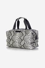Load image into Gallery viewer, Tiba and Marl RAF Holdall in Tonal Grey Snake

