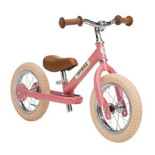 Load image into Gallery viewer, Trybike Steel 2 in 1 Balance Bike / Trike - Vintage Pink
